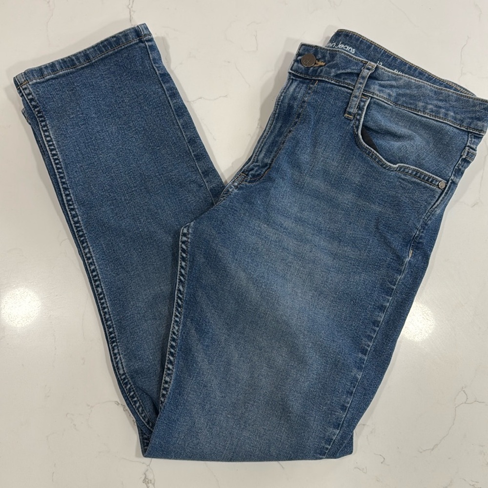 Calvin Klein Jeans Women's Boyfriend Jeans - Blue